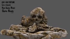 skull cave 3D model 3D Model