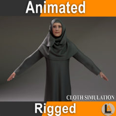 3D model arabic woman 3D Model
