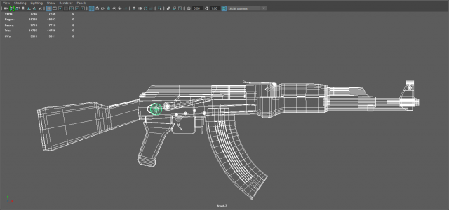 AK-47 Kalashnikov Free 3D Model