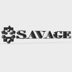 Savage logo 3D Model