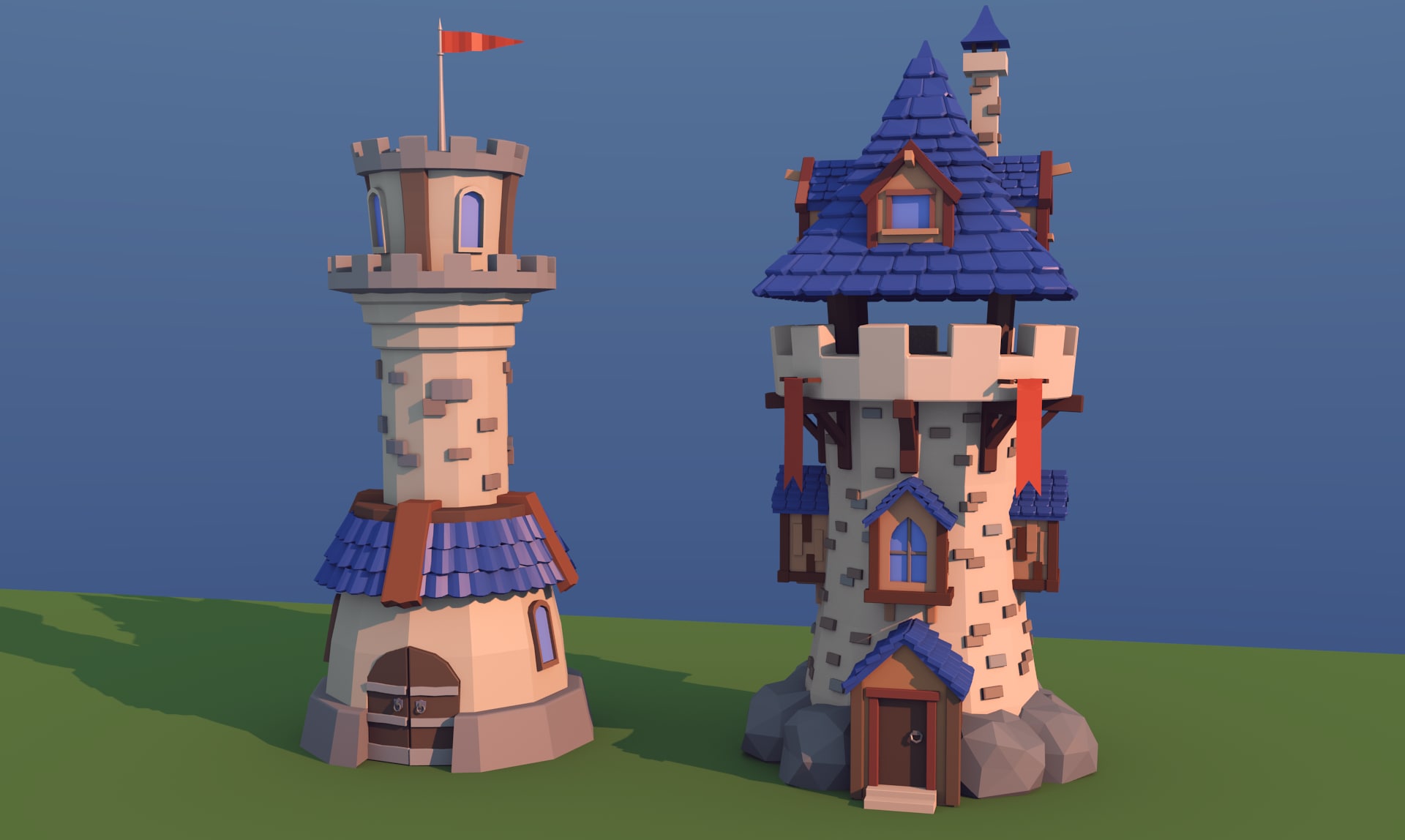 Игры три башни. 3д блендер башня из Геншин. Гейм реди модель 3д блендер. Замок Blender. Blender 3d замок.