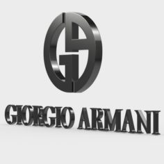 Giorgio armani logo 3D Model