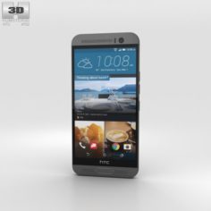 HTC One M9 Gunmetal Gray 3D Model