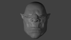 Orc head 3D Model