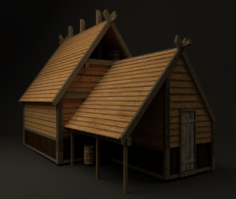 Model medieval house 3D Model