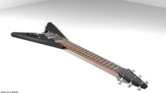 Guitar Electric – Type 2 3D Model
