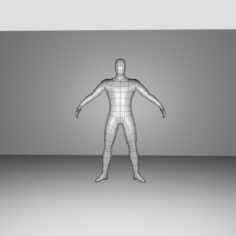 Human Base Mesh 3D Model
