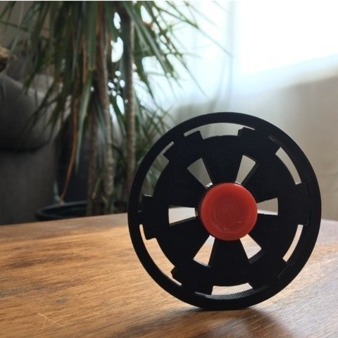 Imperial Crest Fidget Spinner 3D Print Model