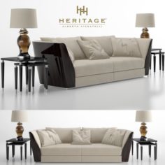 Heritage oasi sofa 3D Model