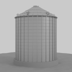 FARM BIN CORN STORAGE (MESH)						 Free 3D Model