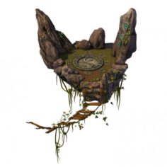 Quanzhenjiao – Suspense Mountain 3D Model