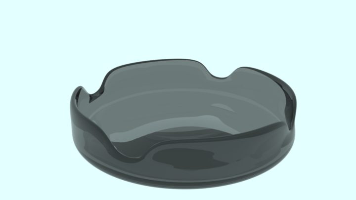 ashtray glass 3D Model