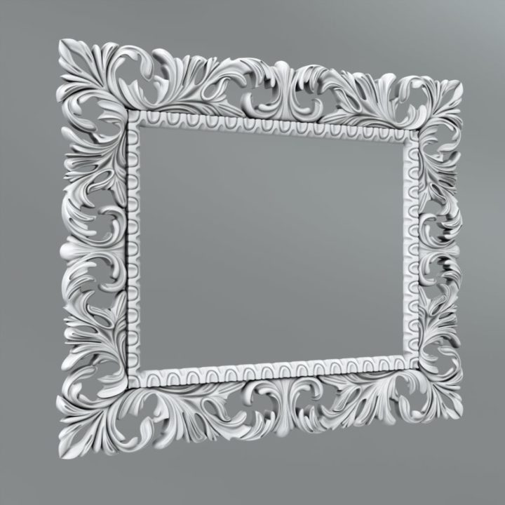 3D Frame for a mirror 3 3D Model