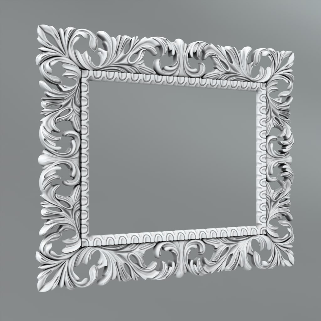 3D Frame for a mirror 3 3D Model