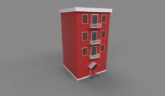 Lowpoly Building 3D Model
