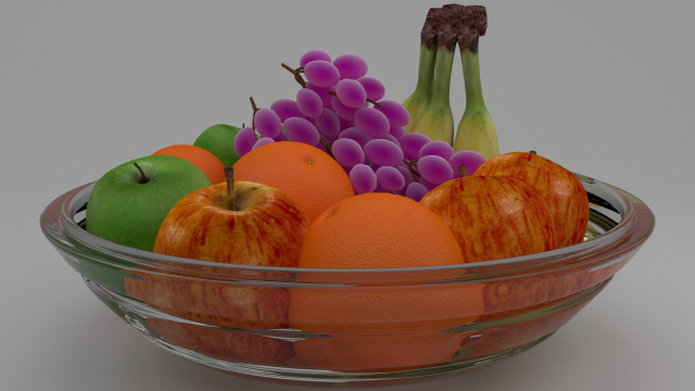 Glass bowl 3D Model