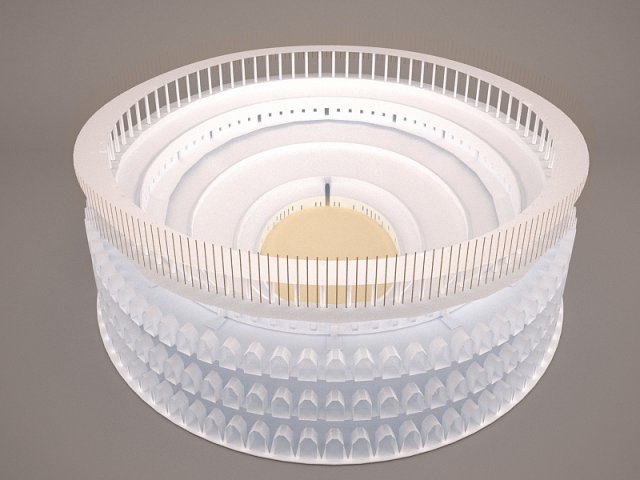 Roman Colosseum 3D Model