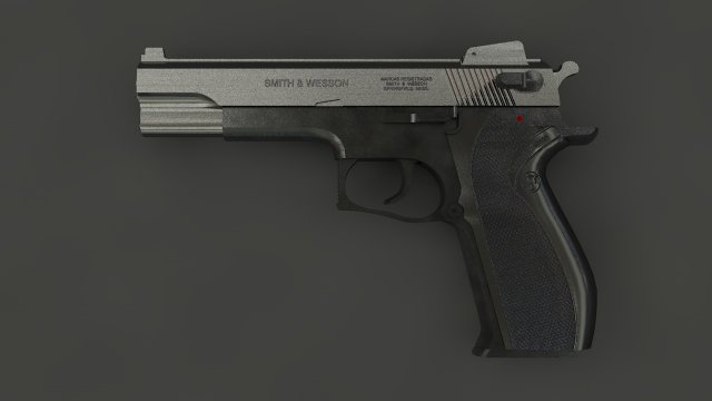 Smith Wesson4504 3D Model