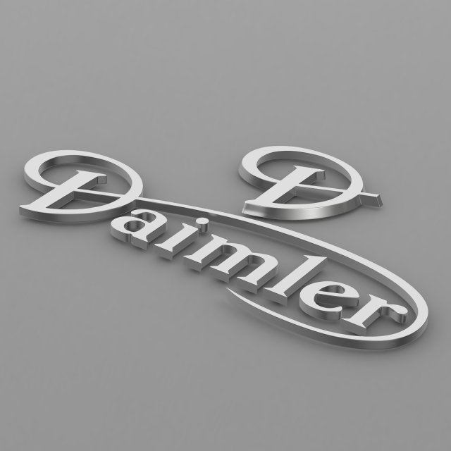 Daimler logo 3D Model