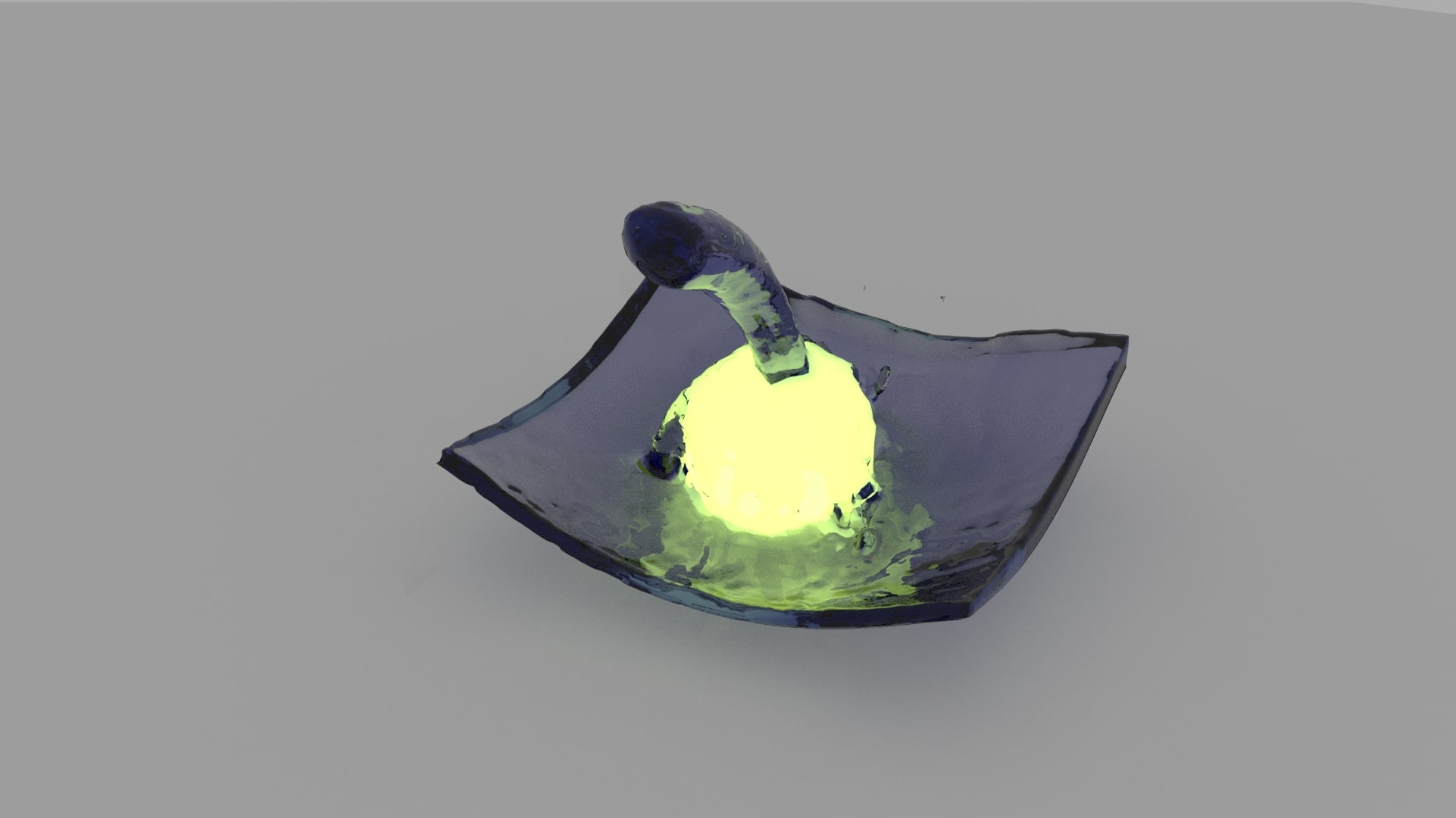 3D Liquid Simulation model Free 3D Model