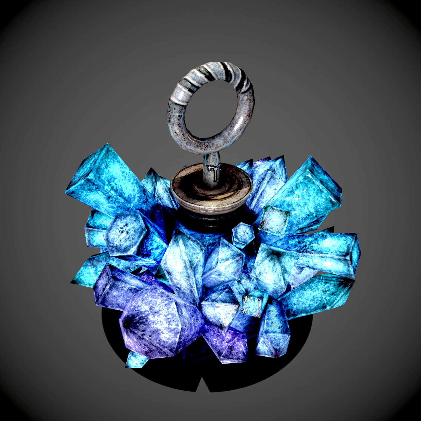 Crystal lamp 3D Model