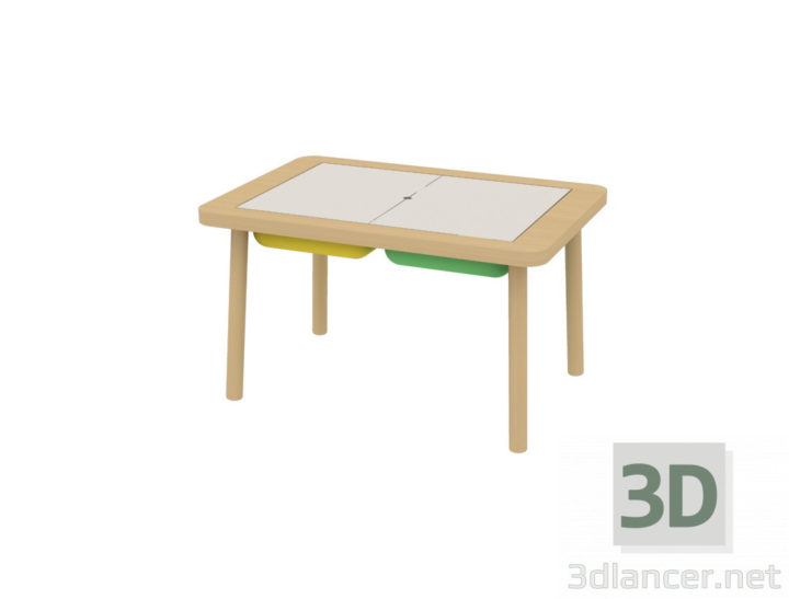 3D-Model 
Children’s table FLYSAT IKEA