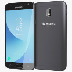 Samsung Galaxy J3 2017 Black 3D Model