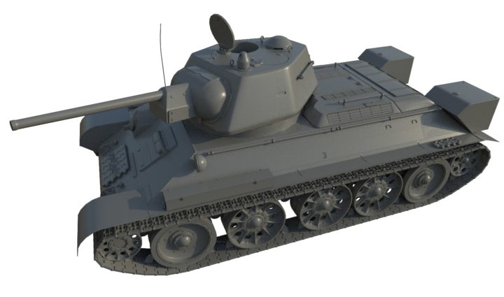 Tank T-34 3D Model