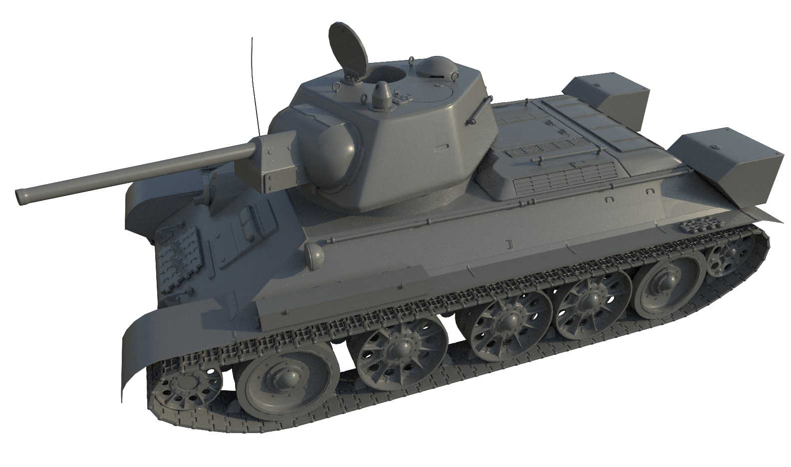 t 34 tank 3d model