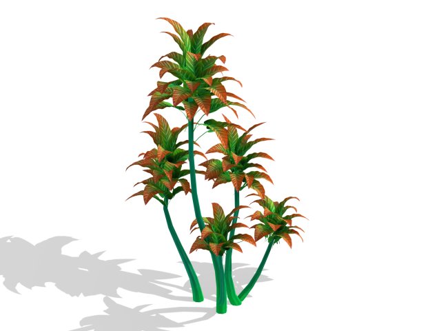 Mount Cliff – Small Plant 05 3D Model