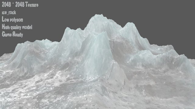 Iceberg 3D Model