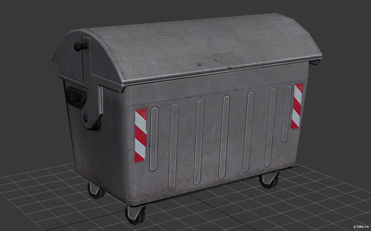 Dumpster EURO 3D Model