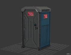 Porto toilet 3D Model