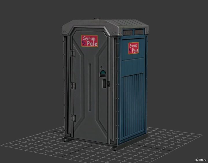 Porto toilet 3D Model