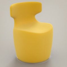 Vray Ready Modern Plastic Chair 3D Model