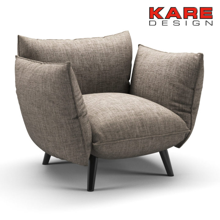 3D Kare Armchair Molly Cliff model 3D Model