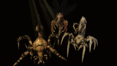 Nightmare Beetle Pack 3D Model