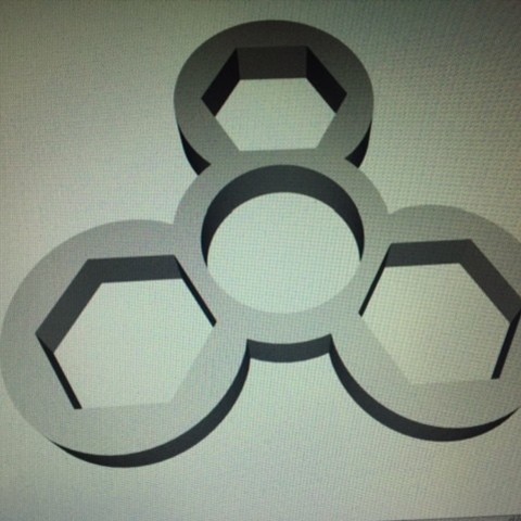 Hand Spinner 3D Print Model