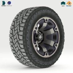 Off road wheel and tire 2 3D Model