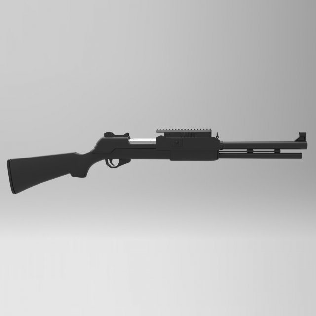 Russian Automatic Rifle 3D Model