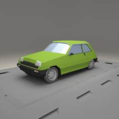 Renault 5 from 1977 3D Model