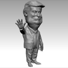 Donald Trump pose1 3D model 3D Model