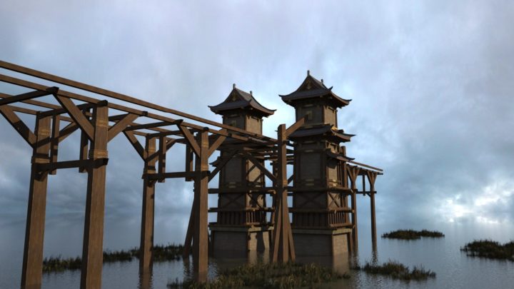 A 3D model of building tower defense tower 3D Model