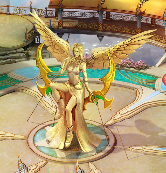 God of the kingdom – the angel stone 3D Model