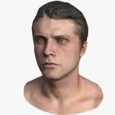 Head Male – Game Ready – Kyle 3D Model