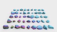 Lowpoly Stones – SE Pack 3 3D Model