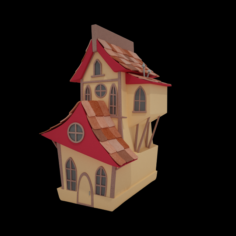 Cartoon house 3D Model