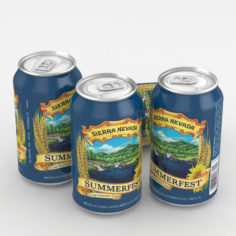 Beer Can Sierra Nevada Summerfest Lager 12fl oz 3D Model