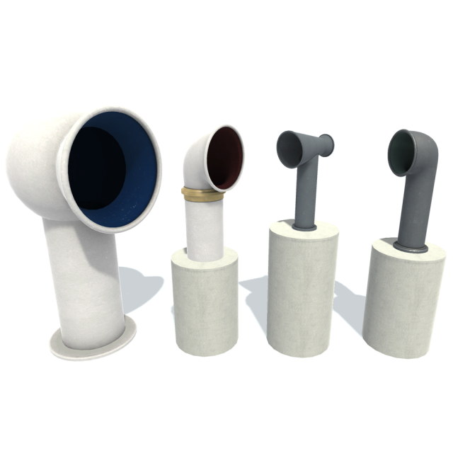 Deflectors 3D Model