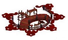 Leap tower two – story ladder – pattern 3D Model